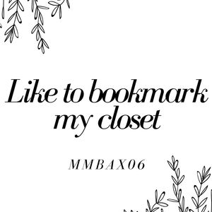 Like to Bookmark my Closet.